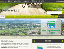 Tablet Screenshot of greenways.cz