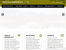 Tablet Screenshot of greenways.ca